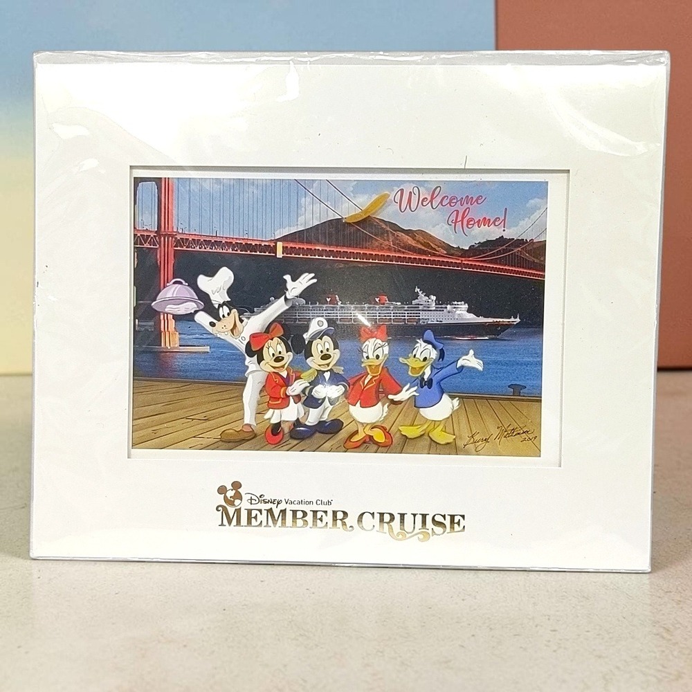 Disney Vacation Club Member Cruise 2019 Matted‎ Print Mickey California Canada